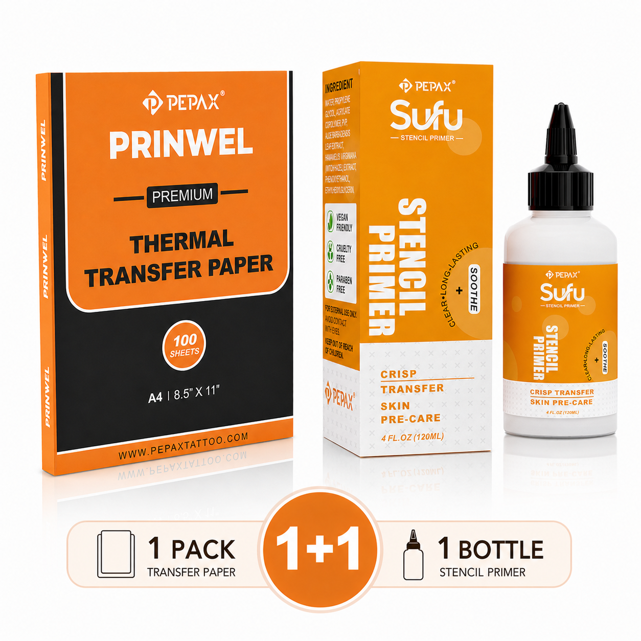 PEPAX SUFU Tattoo Stencil Primer (120ml/4fl.oz)