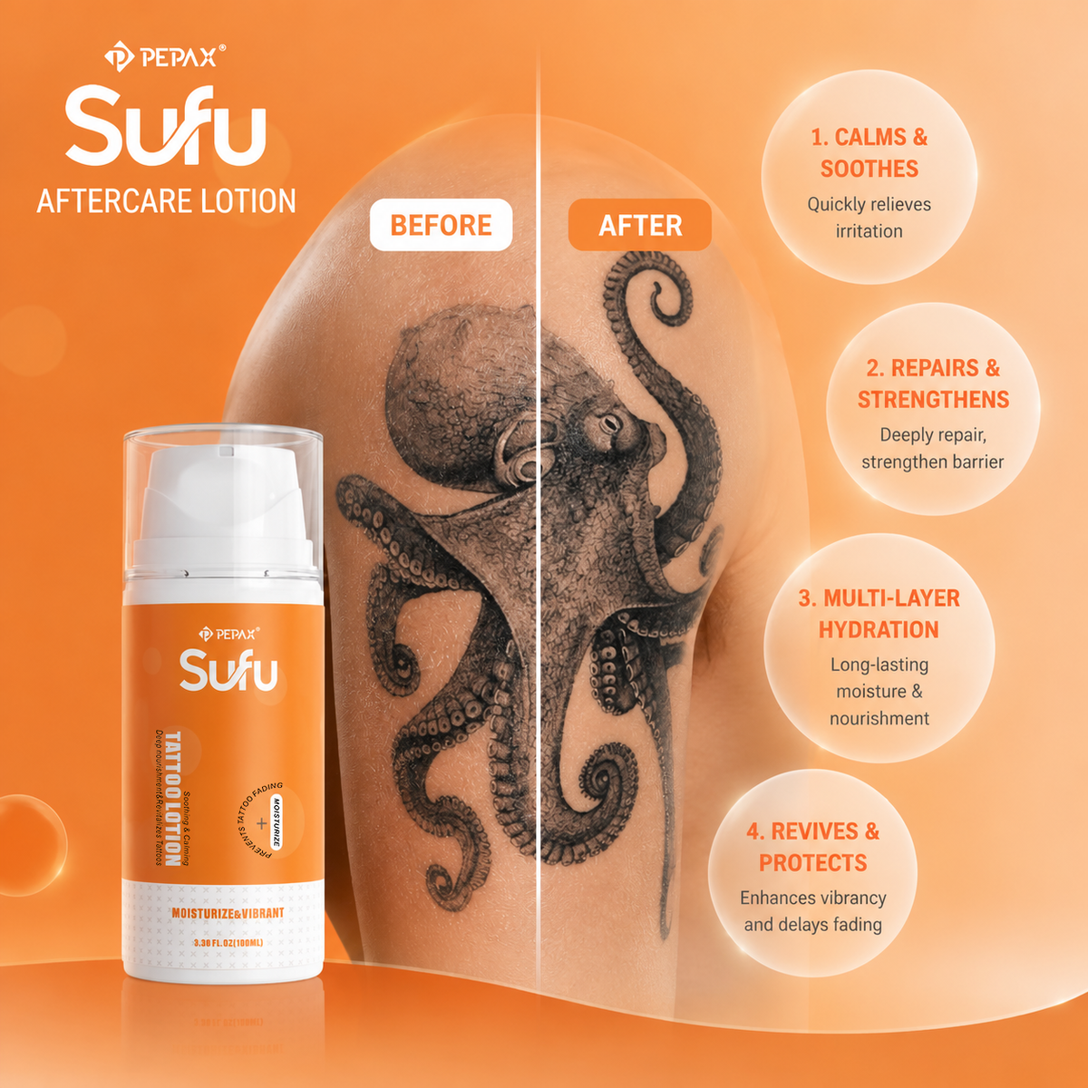 PEPAX SUFU Tattoo Lotion (100ml)