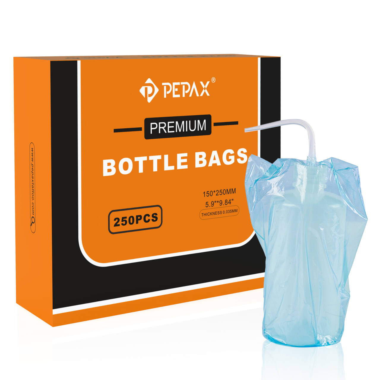PEPAX Wash Bottle Bags (250pcs)