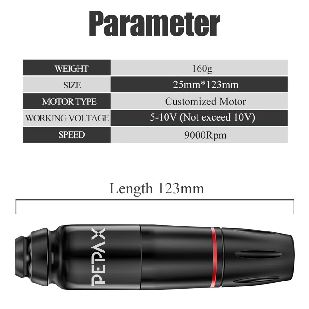 PEPAX F1 Tattoo Pen Rotary Machine