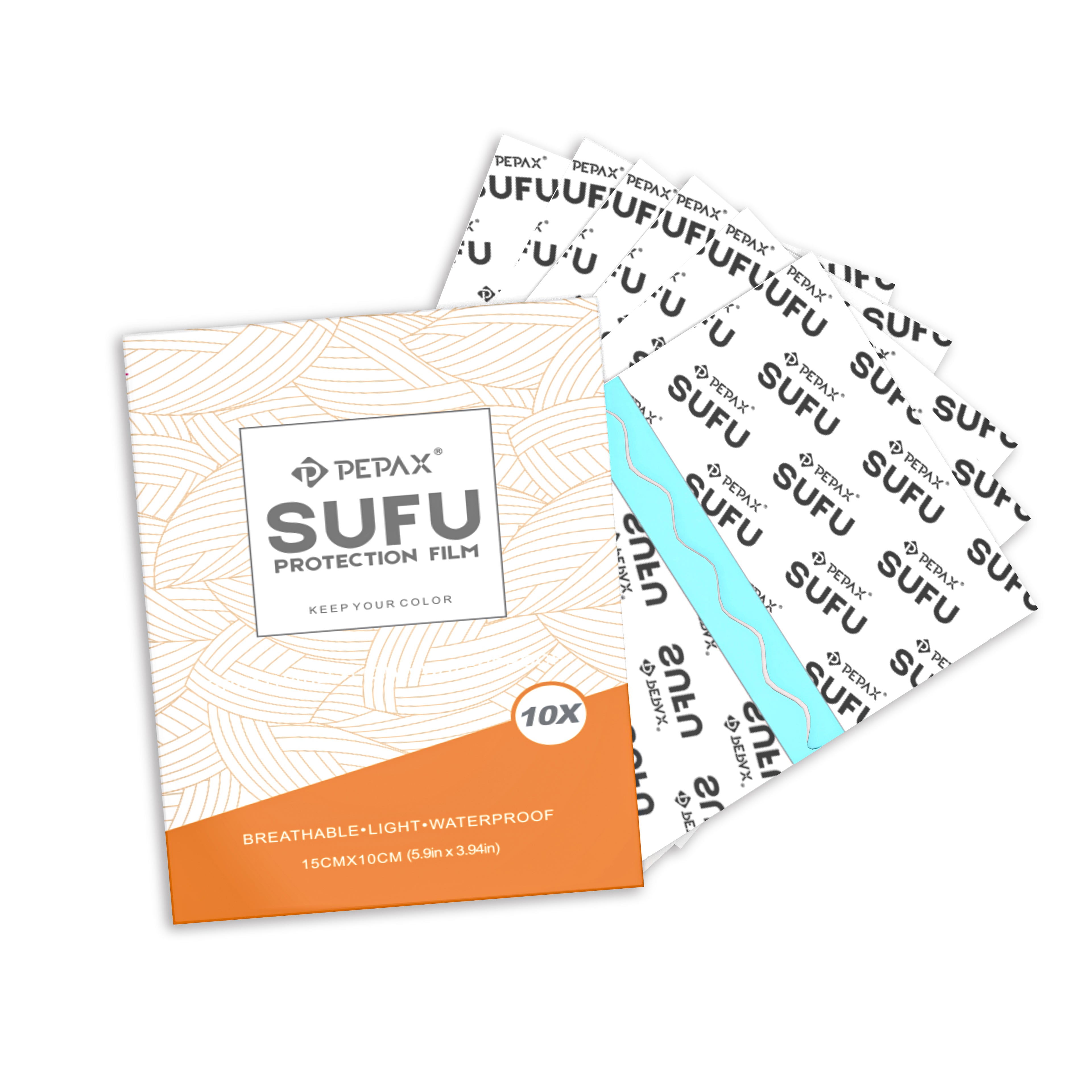 PEPAX SUFU Tattoo Protection Film Pack of 10 (15cmx10cm) test
