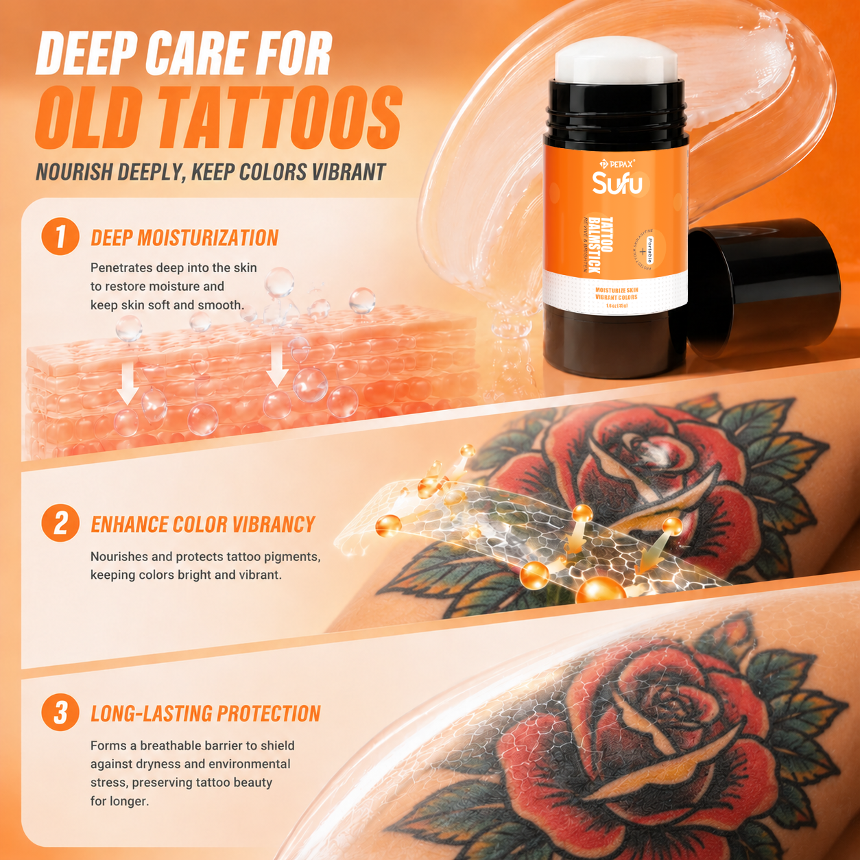 PEPAX SUFU Tattoo Balm Stick (45g)