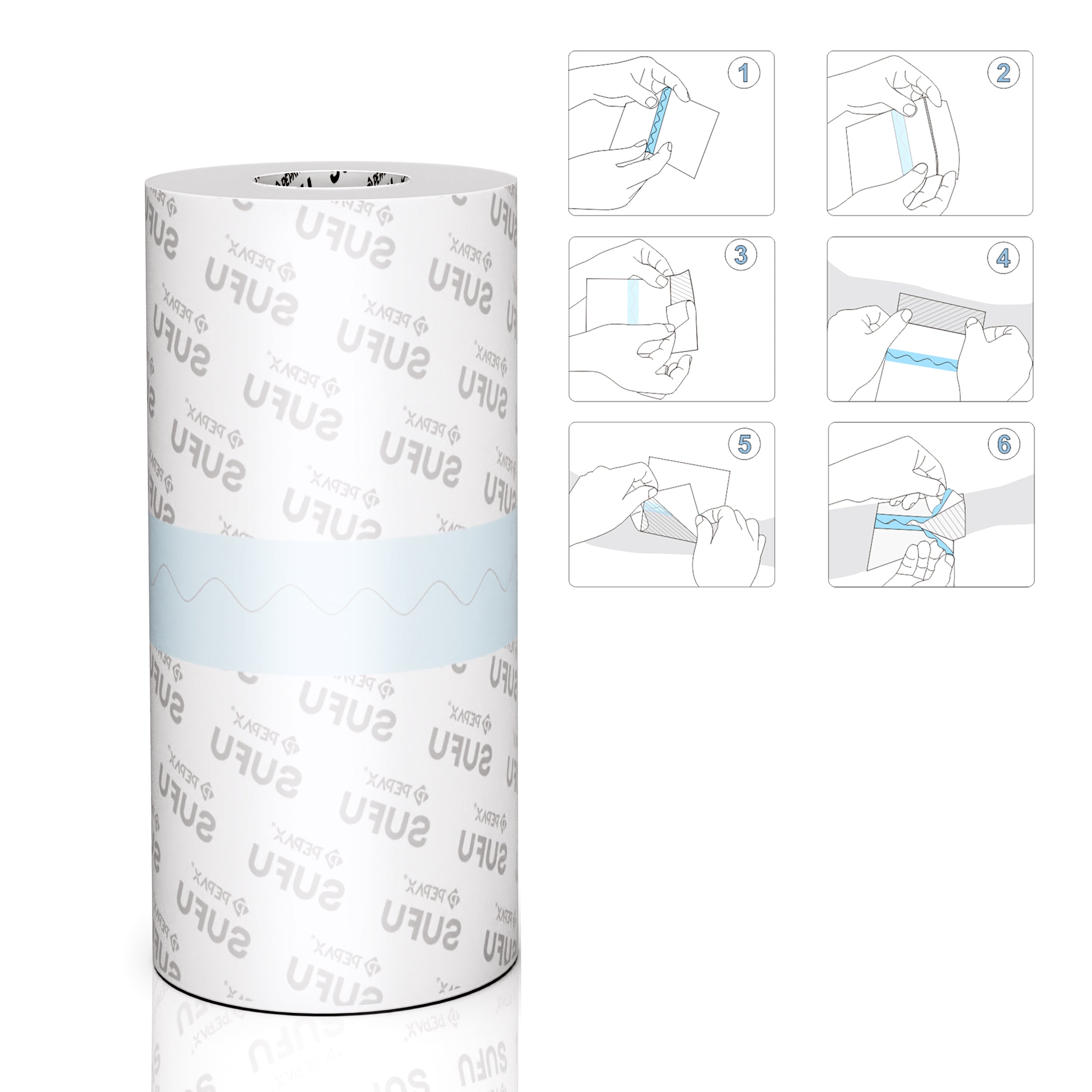 PEPAX SUFU Tattoo Protection Film Roll (10cmx10m)