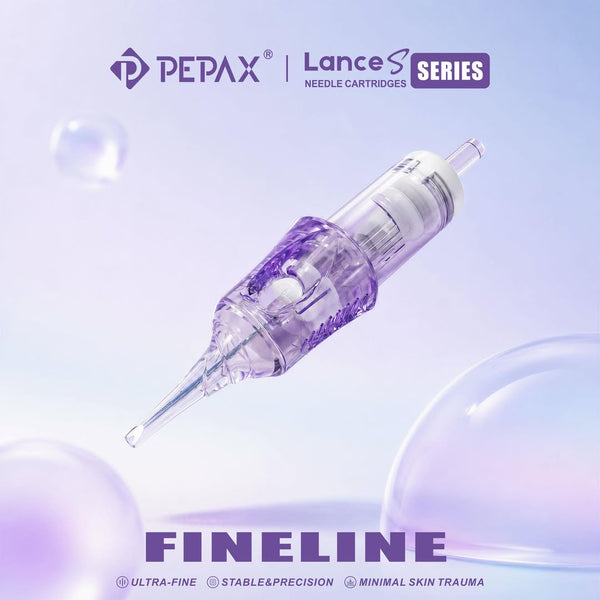 PEPAX Lance S Fineline Tattoo Cartridge Needles Round Liner (Box of 20)