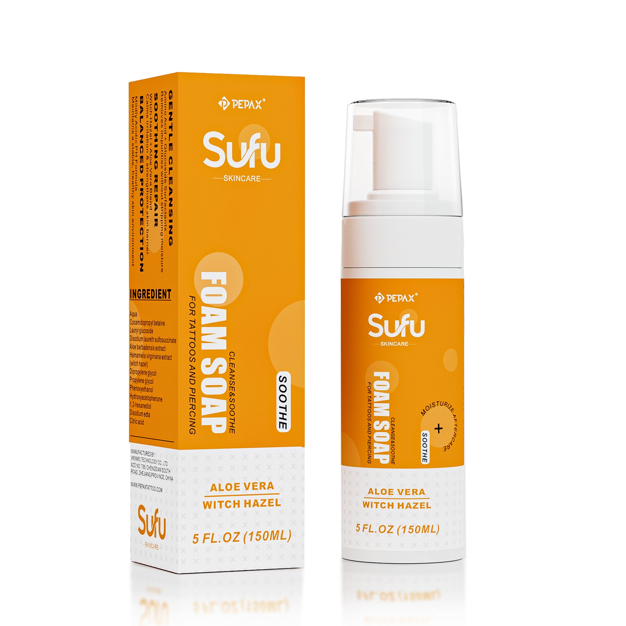 PEPAX SUFU Tatoo Foam Soap (150ml/5fl.oz)