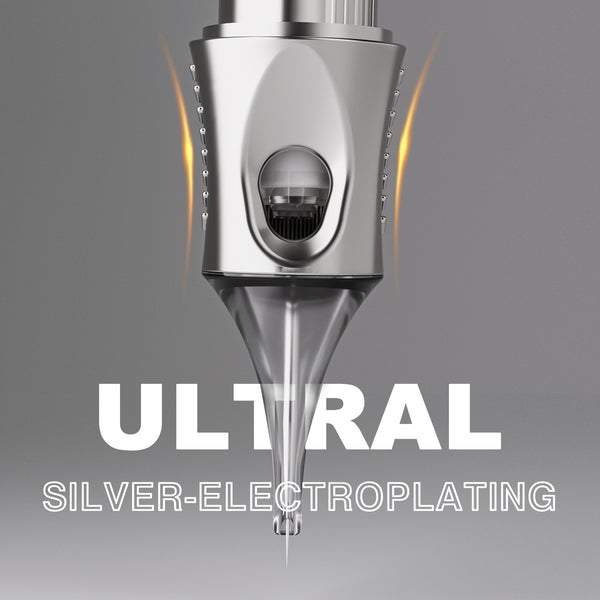 PEPAX Lance Ultral Silver Tattoo Cartridge Needles Round Liner (Box of 20)