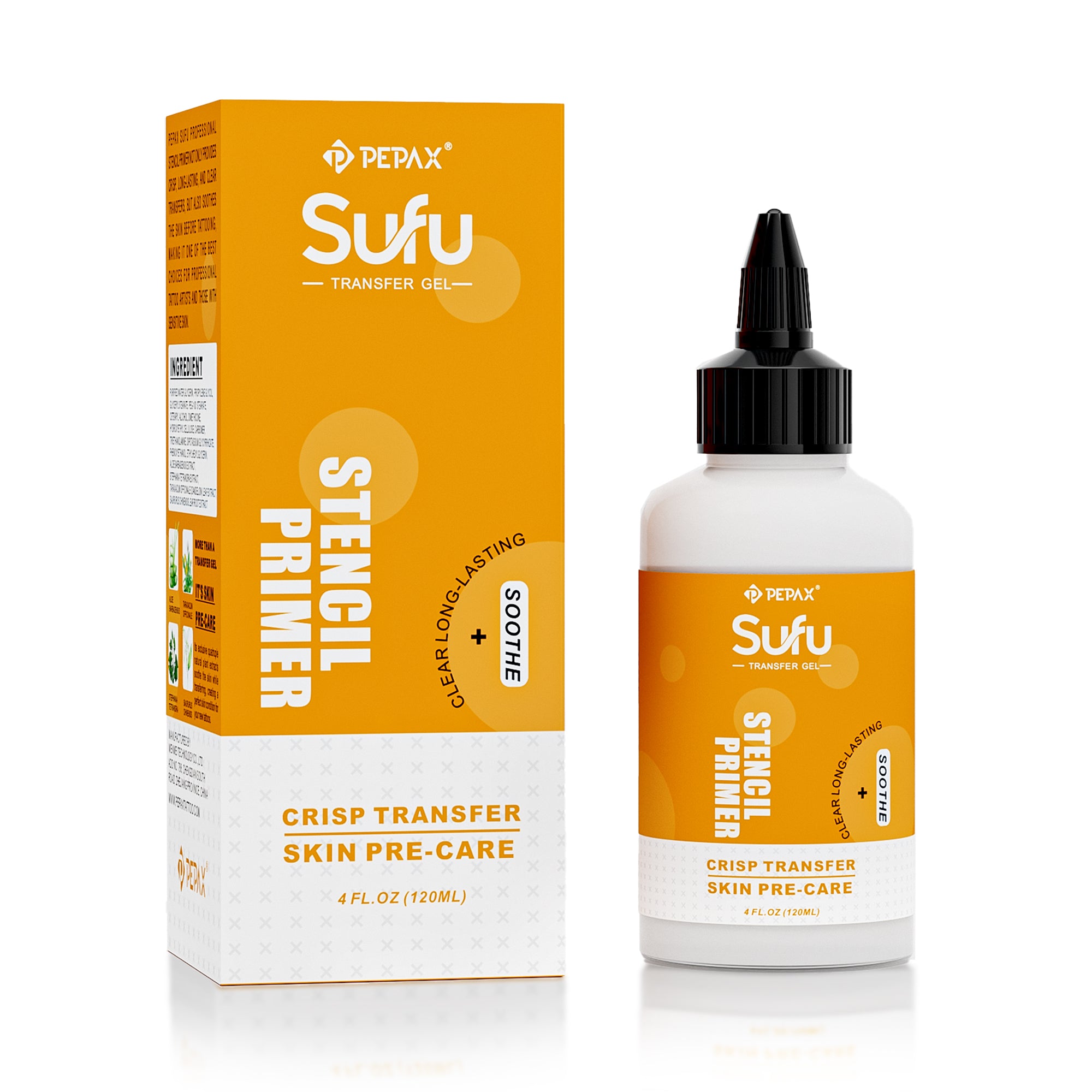 PEPAX SUFU Tattoo Stencil Primer (120ml/4fl.oz）