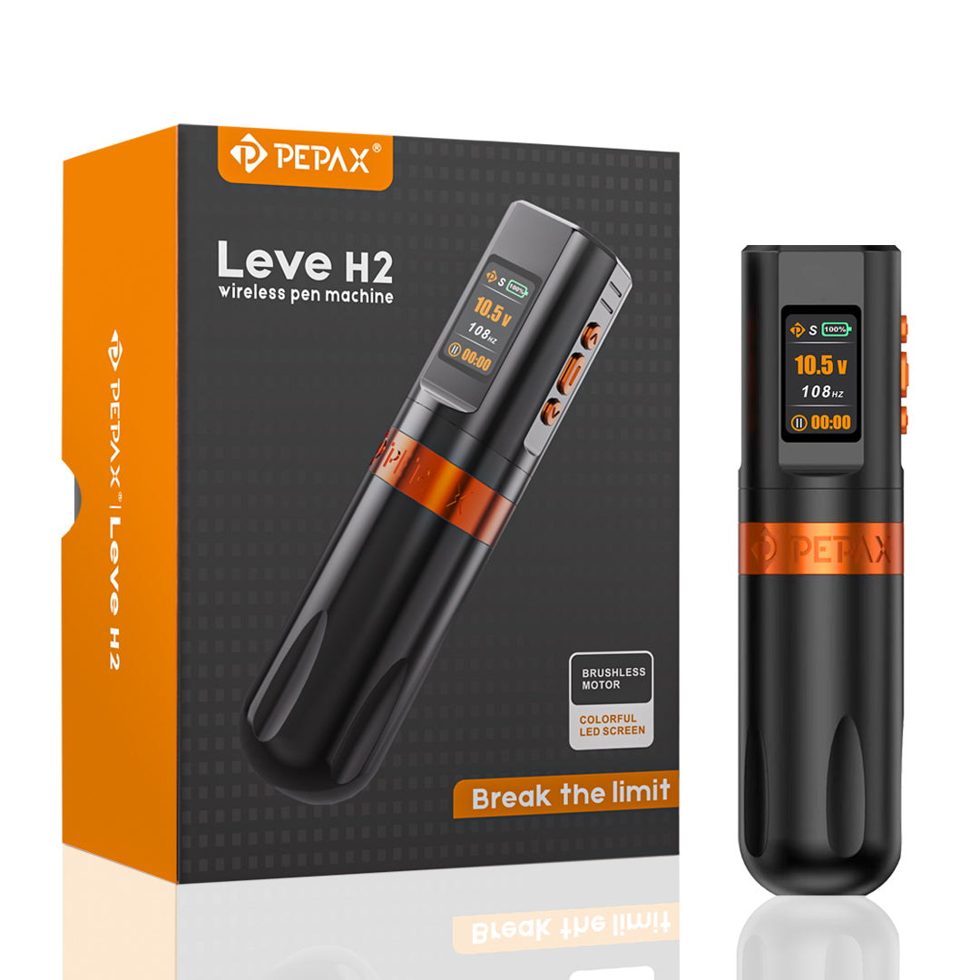 PEPAX Leve H2 Wireless Pen Machine 4.2 Stroke Orange