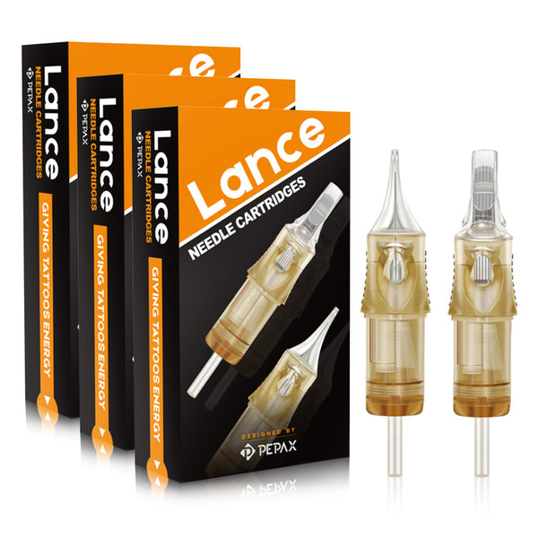 PEPAX LANCE Tattoo Cartridge Needles Mixed Sizes 100PCS