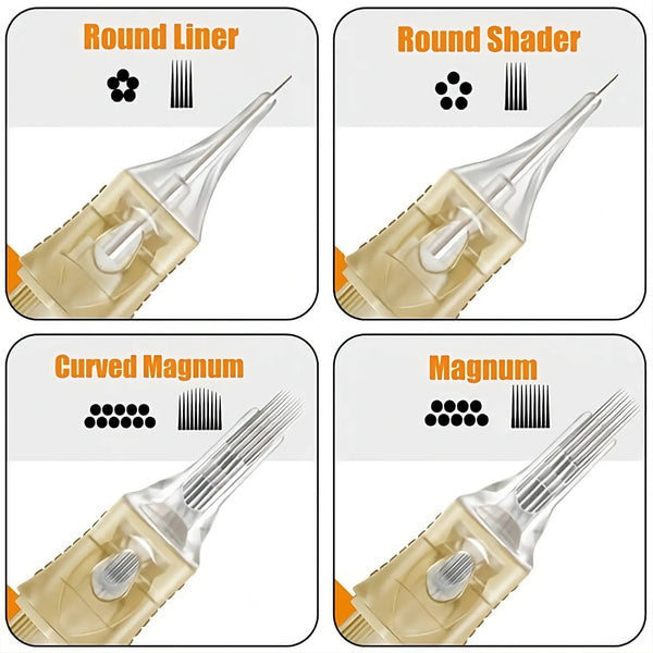  PEPAX LANCE Tattoo Cartridge Needles Round Shader