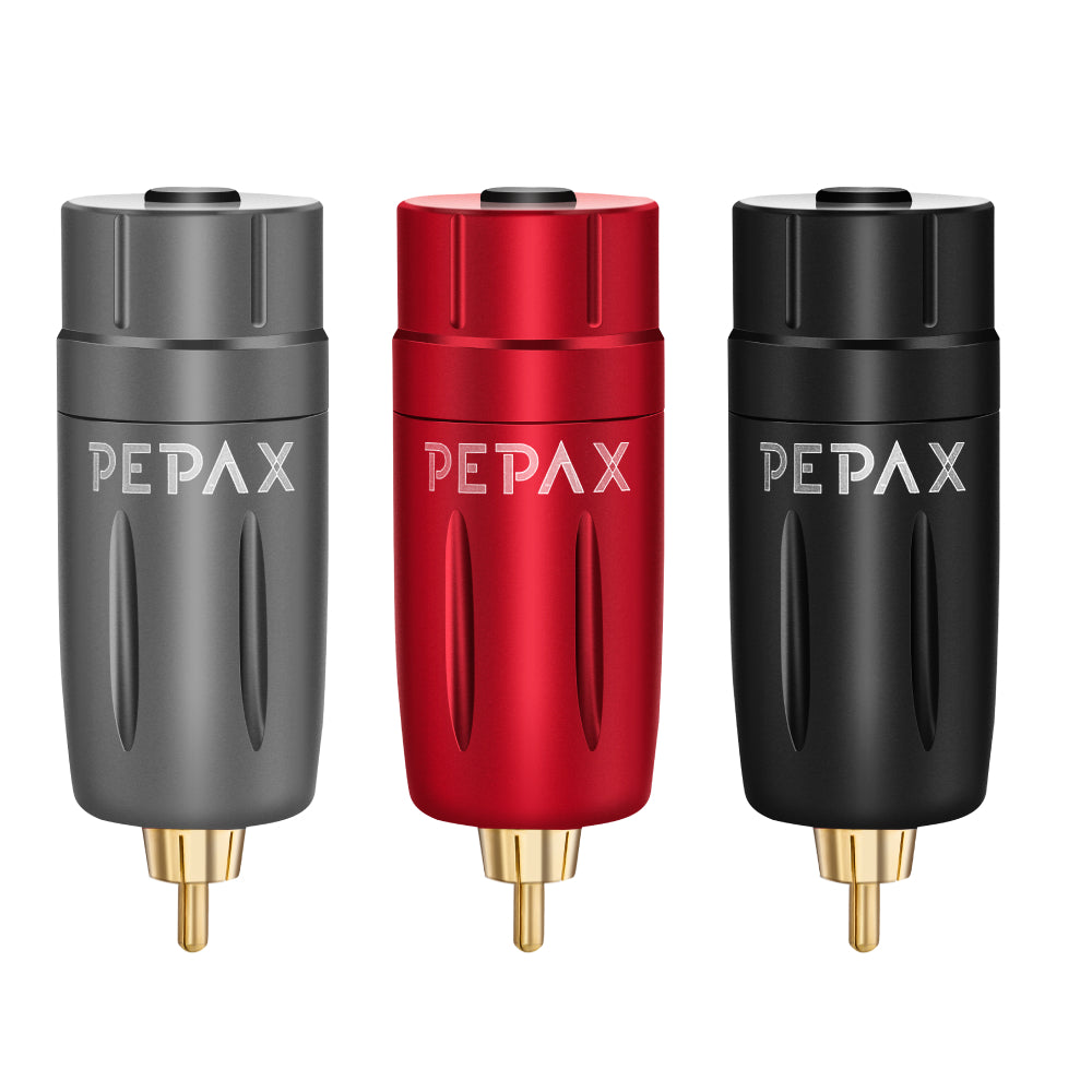 PEPAX S1 Wirless Tattoo Power Supply RCA Connect 1200mAH